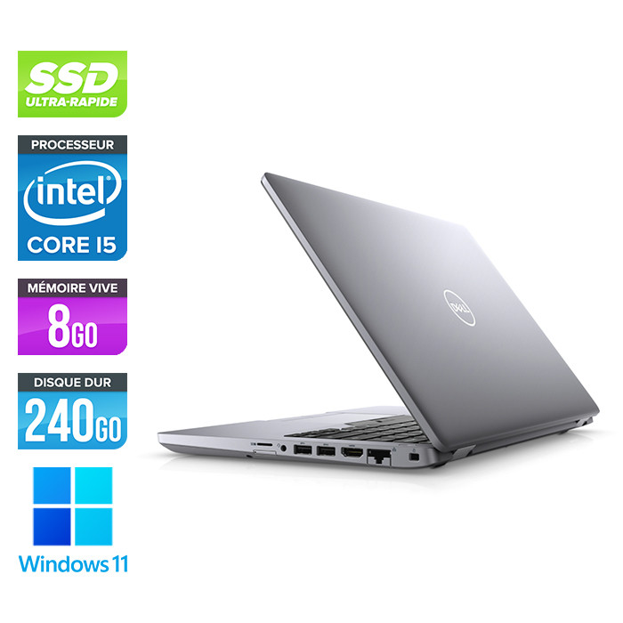 Pc portable reconditionné Dell 5400 déclassé - i5-8365U - 16Go DDR4 - 500Go  SSD - 14 - W11 - Trade Discount.