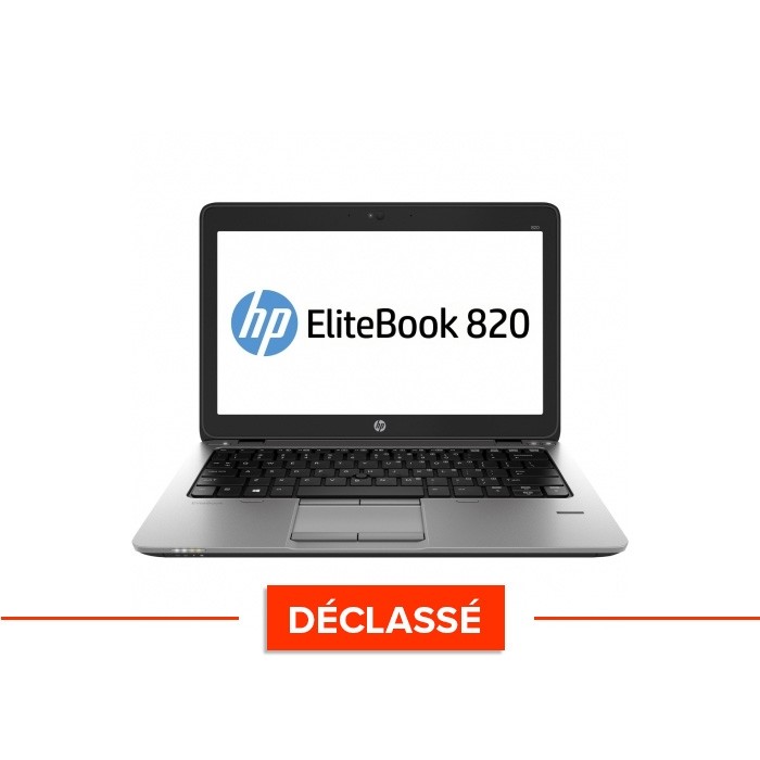 Pc portable - HP Elitebook 820 G1 - i5 4300U - 8Go - 120 Go SSD  - Windows 10 -Trade discount - Déclassé