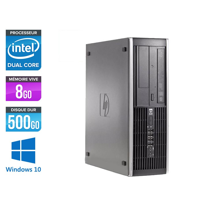 HP Elite 8300 SFF - G2120 - 8Go - 500Go HDD - Windows 10