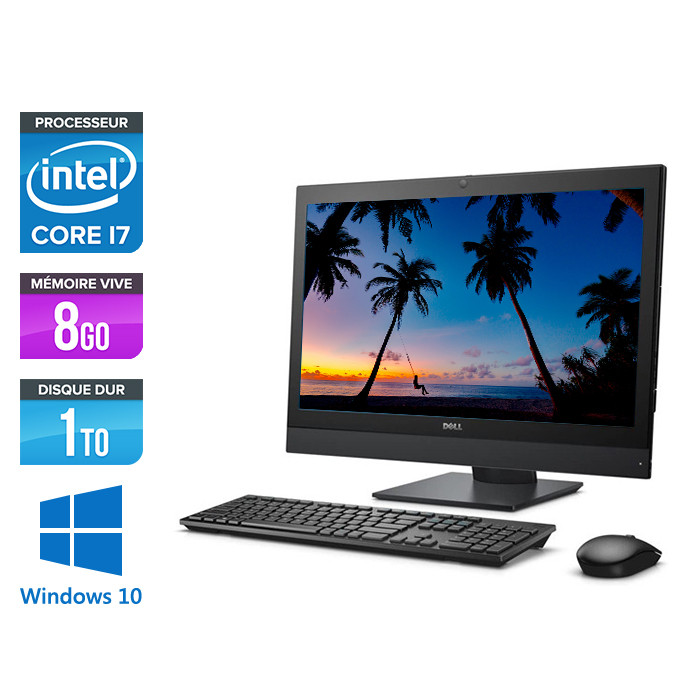 PC de bureau reconditionné - HP EliteDesk 800 G1 SFF + Écran 23 - i7 - 8Go  - 500Go HDD - Windows 10 - Trade Discount