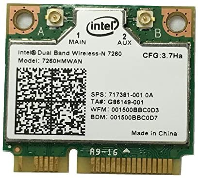 Carte WIFI Intel Dual-Band Wireless-N - 7260HMW AN