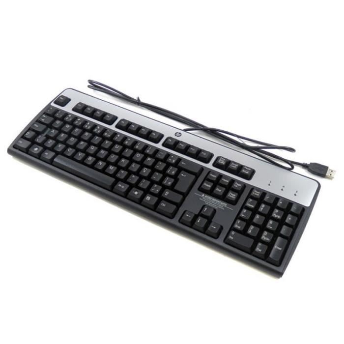 Clavier HP USB Filaire Azerty - HP KU-0316 - 434821-057 - 104 touches -  Trade Discount