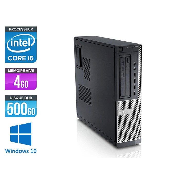 Dell Optiplex 790 Desktop - i5 - 4Go - 500Go HDD - Windows 10