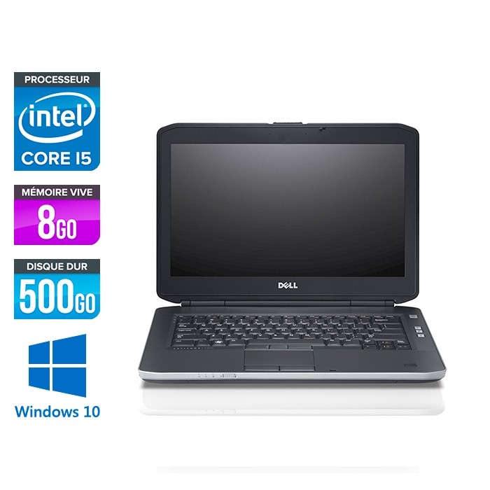 Dell Latitude E5430 - i5 - 8Go - 500Go - Windows 10