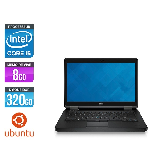 Pc portable reconditionné - Dell Latitude E5440 - i5 - 8Go - 320Go HDD - Linux
