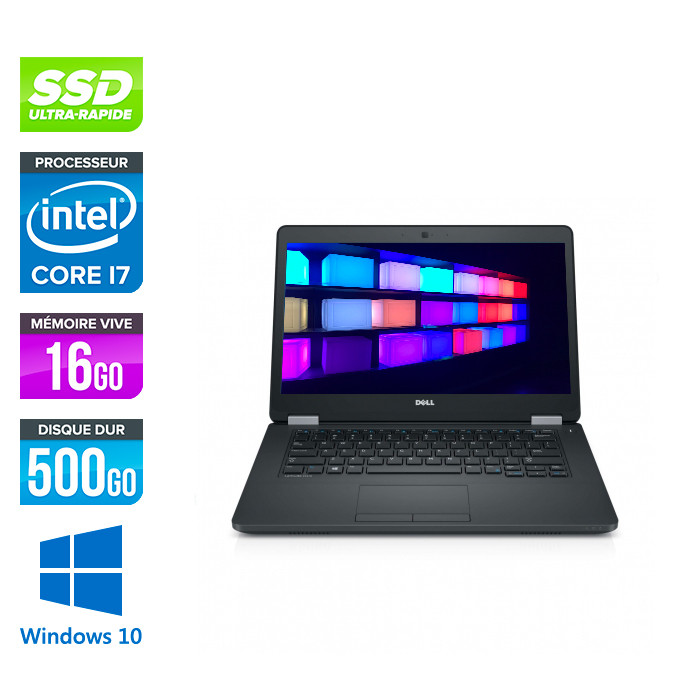 Dell Latitude E5470 - i5 6300U - 8Go DDR4 - 240 Go SSD - Windows 10-2