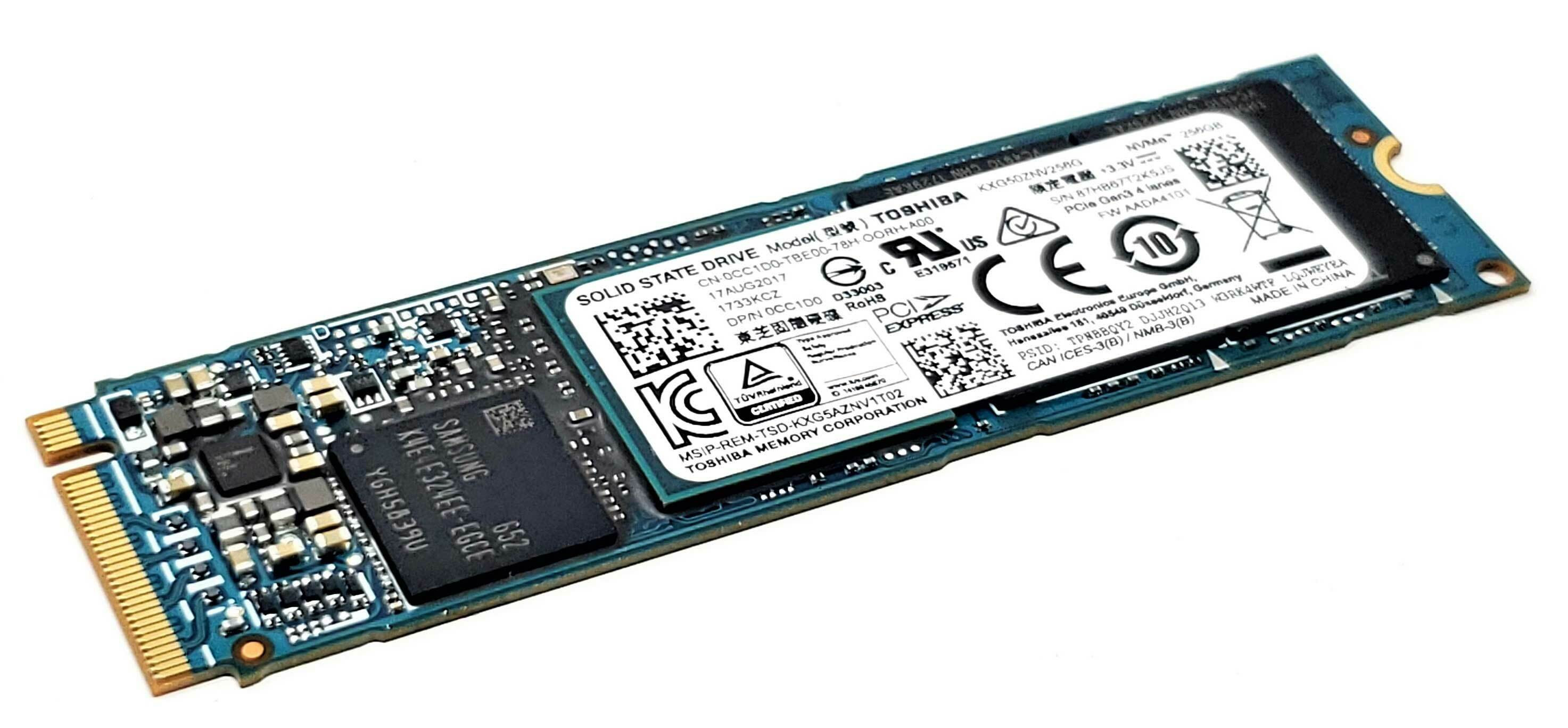 Disque SSD 256GB M.2 PCIe NVMe 2280 MLC 3D-Nand - HP 826414-001