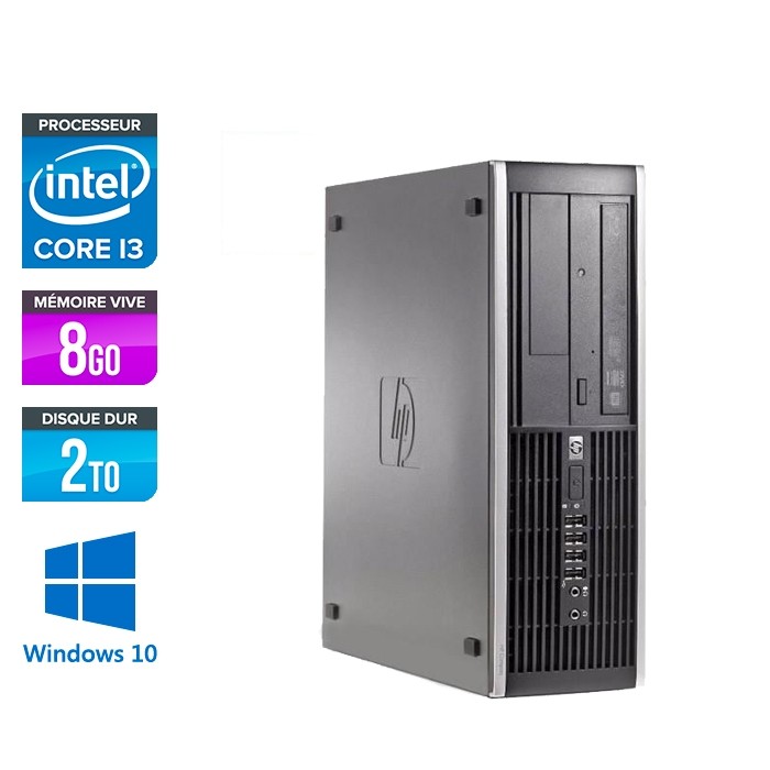 HP 6200 PRO SFF - i3 - 8Go - 2To HDD - Windows 10