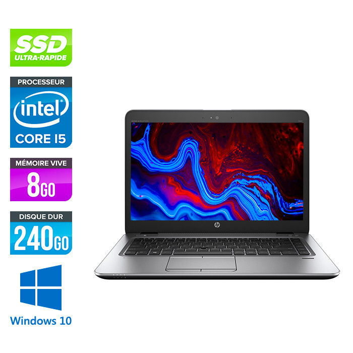 Pc portable - HP Elitebook 840 G2 - Trade discount - État correct - i5 5300U - 8Go - 240 Go SSD - Windows 10