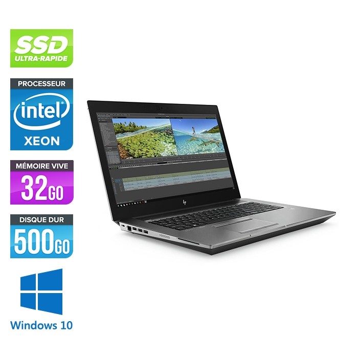 Hp Zbook 17 G6 - i7 - 32Go - 500Go SSD - Windows 10 