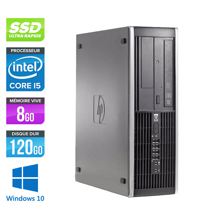 HP Elite 8200 SFF - Core i5 - 8Go - 120Go SSD - W10