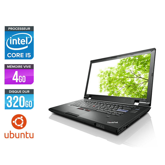 Lenovo ThinkPad L520 - i3 - 4 Go - 320 Go HDD - Ubuntu / Linux