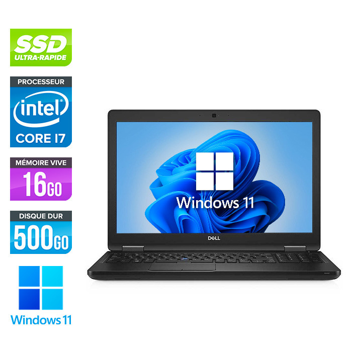 Ordinateur portable reconditionné Dell 5590 - i7 - 16 Go - 500Go SSD - 15  Full-HD - Windows 11 - Trade Discount