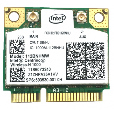 Carte WIFI Intel Centrino Wireless-N 1000 - 112BNHMW 