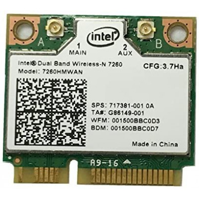 Carte WIFI Intel Dual-Band Wireless-N - 7260HMW AN