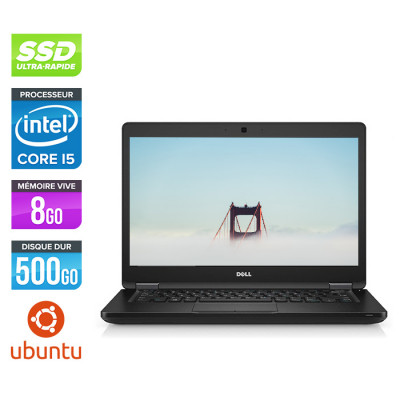 Dell Latitude 5480 - i5 6200U - 8Go DDR4 - 500Go SSD - Linux