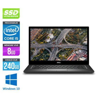 Ultraportable reconditionné - Dell Latitude 7280 - i5 - 8Go - 240Go SSD - Windows 10 - État correct