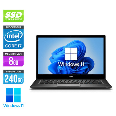 Pc portable reconditionné - Dell 7490 - i7 - 8Go - 240Go SSD - Windows 11