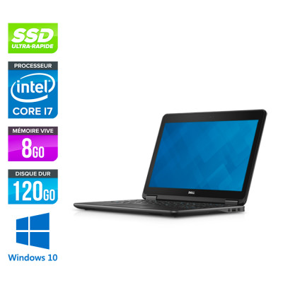 Dell E7240 - i7 - 8 Go - 120Go SSD - Windows 10 