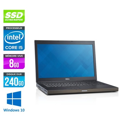Dell Precision M6800 - i5 - 8Go -240 SSD - AMD FirePro M6100 - Windows 10