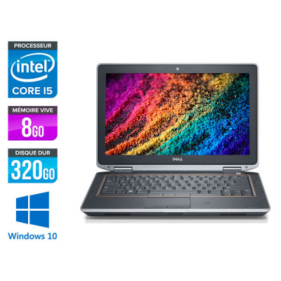 Dell Latitude E6320 - i5 - 8Go - 320Go HDD - Windows 10