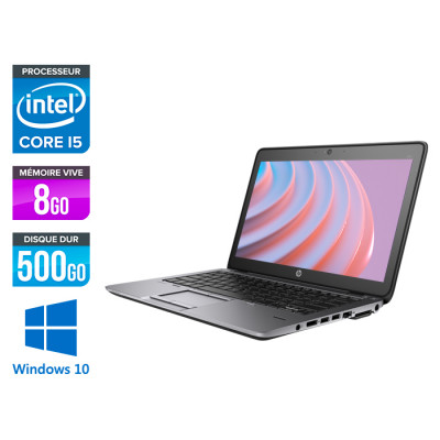 Ordinateur portable reconditionné - HP Elitebook 820 - i5 4200U - 8 Go - 500 Go HDD - Windows 10