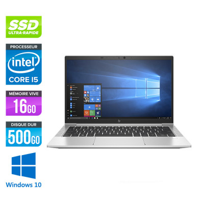 HP Elitebook 830 G7 - i5-103100U - 16 Go - 500Go SSD - FHD - Windows 10