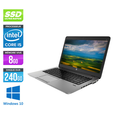 Pc portable reconditionné - HP EliteBook 840 G4 - Intel Core i5-7200U - 8Go - 240Go SSD - Windows 10