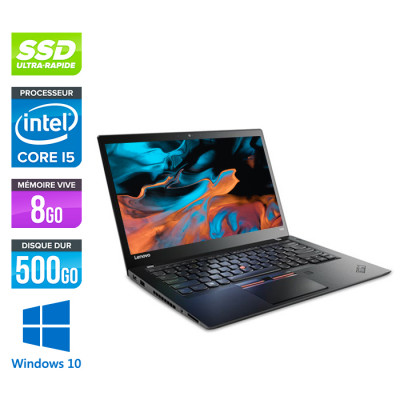 Ultrabook reconditionné - Lenovo ThinkPad T460s - i5 - 8 Go - 500 Go SSD - W10 - État correct