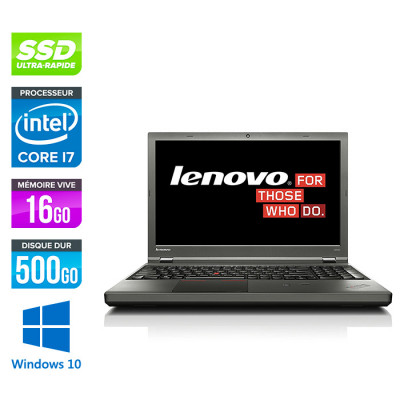 Lenovo ThinkPad W540 -  i7 - 16Go - 500Go SSD - Nvidia K2100M - Windows 10