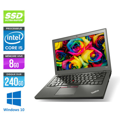 Pc portable reconditionné Lenovo Thinkpad T470 - i5 - 16Go DDR4 - 240Go SSD  - FHD - Windows 10 - Trade Discount