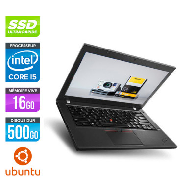 Lenovo ThinkPad X270 - i5 6200U - 16Go - 500 Go SSD - Windows 10 Famille
