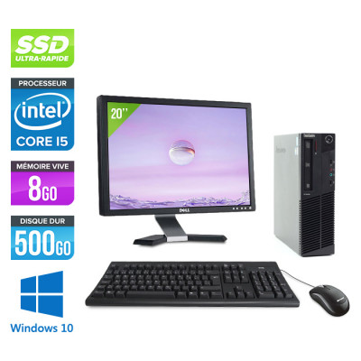 PC de bureau reconditionné HP EliteDesk 400 G5 Tour - i5-8500 - 8Go DDR4 -  240Go SSD - Ubuntu / Linux + Ecran 22 - Trade Discount