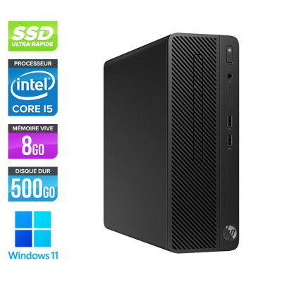 HP EliteDesk 800 G2 SFF - i5 - 8Go DDR4 - 500Go HDD - Windows 10