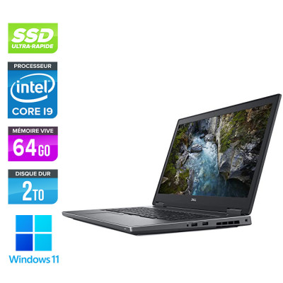 Dell Precision 7710 - i7 - 16Go - SSD - NVIDIA Quadro M3000M - Windows 10
