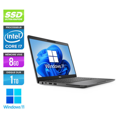 Ultrabook reconditionné - Dell Latitude 5300 - Core i7 - 8Go - 1To SSD - Windows 11
