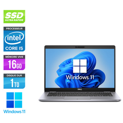 Ultrabook reconditionné - Dell Latitude 5310 - i5 10310U - 16Go DDR4 - 1 To SSD - Windows 11