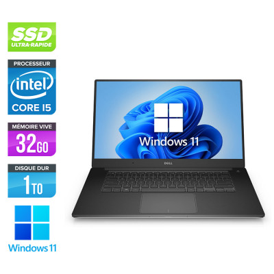 PC portable reconditionné - Dell Latitude 5520 - Core i5 - 32 Go - 1 To SSD - Windows 11