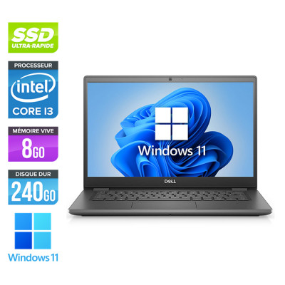 Ultrabook reconditionné Dell Latitude 3410 - i3-10110U - 8 Go - SSD 240 Go NVMe - Windows 11