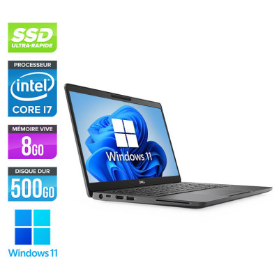 Ultrabook reconditionné - Dell Latitude 5300 - Core i7 - 8Go - 500Go SSD - Windows 11