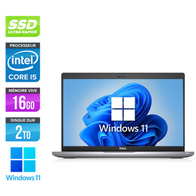 Ultrabook reconditionné - Dell Latitude 5420 - i5 10310U - 16Go DDR4 - 2 To SSD - 14" - Windows 11
