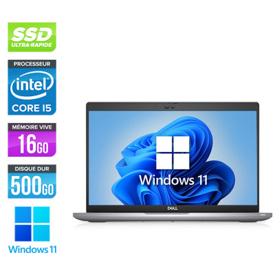 Ultrabook reconditionné - Dell Latitude 5420 - i5 1145G7 - 16Go DDR4 - 500 Go SSD - 14" FHD - Windows 11 - État correct