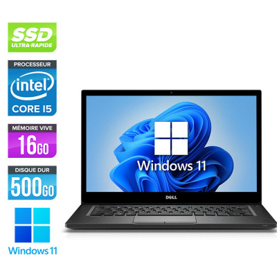 Ultrabook portable reconditionné - Dell Latitude 7390 - i5 - 16Go - 500Go SSD - Windows 11