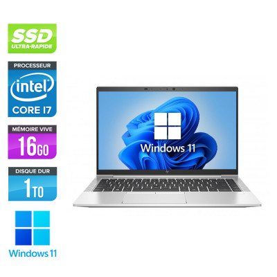 Ultrabook reconditionné - HP EliteBook 840 G7 - i7-10510U - 16Go - 1 To SSD - FHD - Windows 11