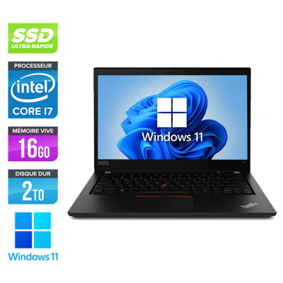 Ultrabook reconditionné - Lenovo ThinkPad T490 - i7 - 16Go - 2To SSD - Windows 11