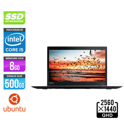Ultrabook reconditionné - Lenovo ThinkPad Yoga X1 Gen 2 - i5 - 8Go - 500Go SSD - Ubuntu / Linux