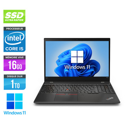 Lenovo ThinkPad P52S - Workstation portable reconditionnée - i5 - 16Go - 1 To SSD - Windows 11