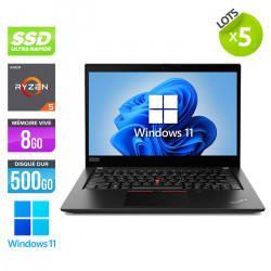 Lot de 5 Lenovo ThinkPad X395 - Windows 11
