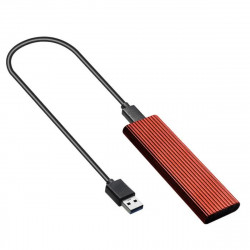 Boîtier M.2 SATA SSD externe + Disque SSD 1To - Rouge