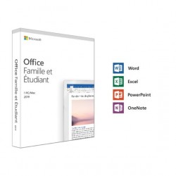 Suite Microsoft Office Famille et Étudiant 2019